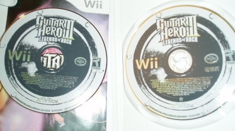 Wii guitar hero 3 replacement disk